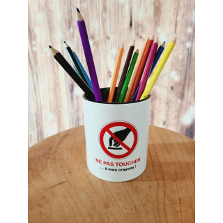 Pot à crayons en céramique