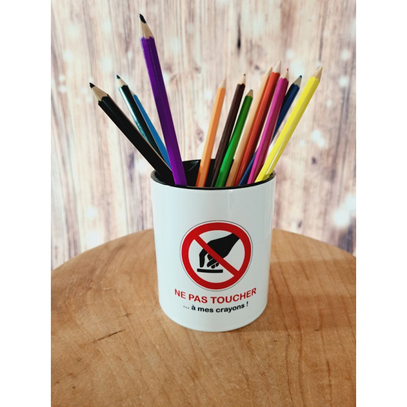 Pot à crayons en céramique