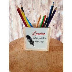 Pot à crayons en céramique