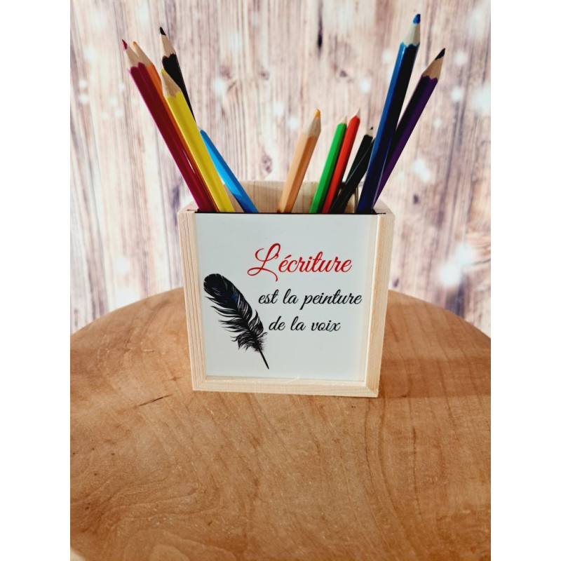 Pot à crayons en céramique