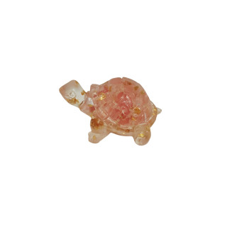 Animaux en Pierre Quartz Cerise  (tortue)