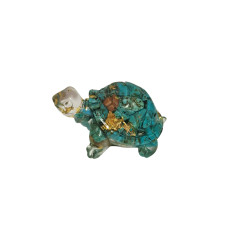 Animaux en Pierre Turquoise  (tortue)