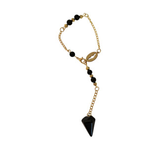 Bracelet Pendule Obsidienne