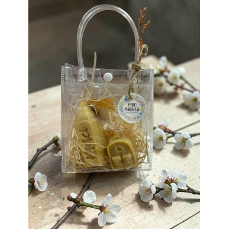 Coffret de Savons "merci maitresse" miel