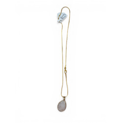 Collier dorée  Unakite
