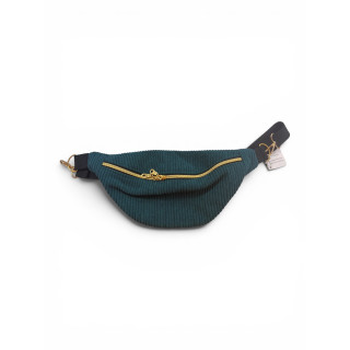 Banane M- Velours bleu canard