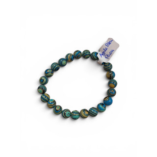 Bracelet Agate bleu Paon