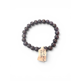 Bracelet en pierre de ciel etoilée