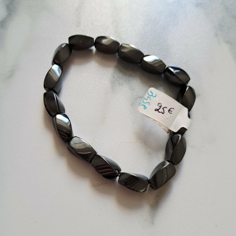 Bracelet en pierre d'Hématite