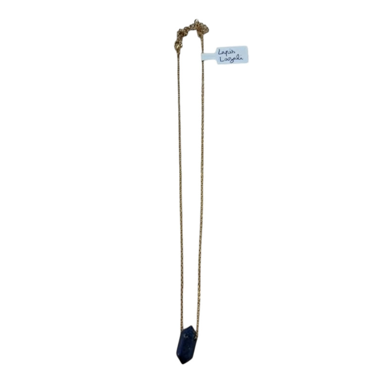 Collier dorée Lapis Lazuli