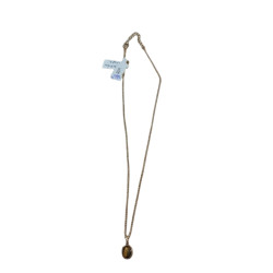 Collier doré oeil de tigre