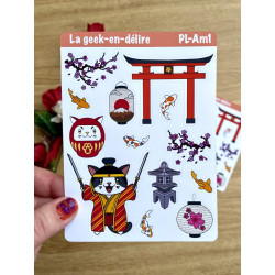 Planches de stickers Japan Mania PL-Am1