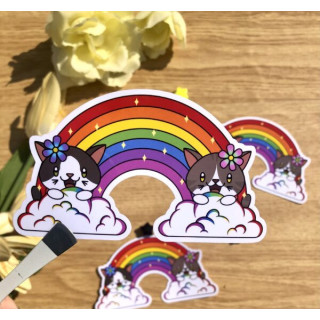 Stickers Rainbow by day