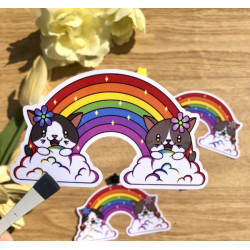 Stickers Rainbow by day