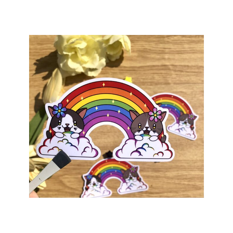 Stickers Rainbow by day
