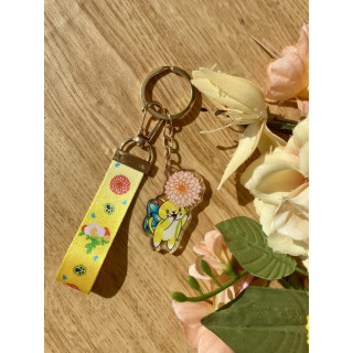 Porte-clés Fée des dahlias