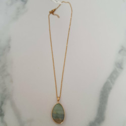 Collier dorée amazonite