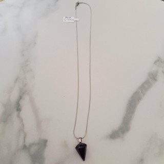 Collier dorée améthyste