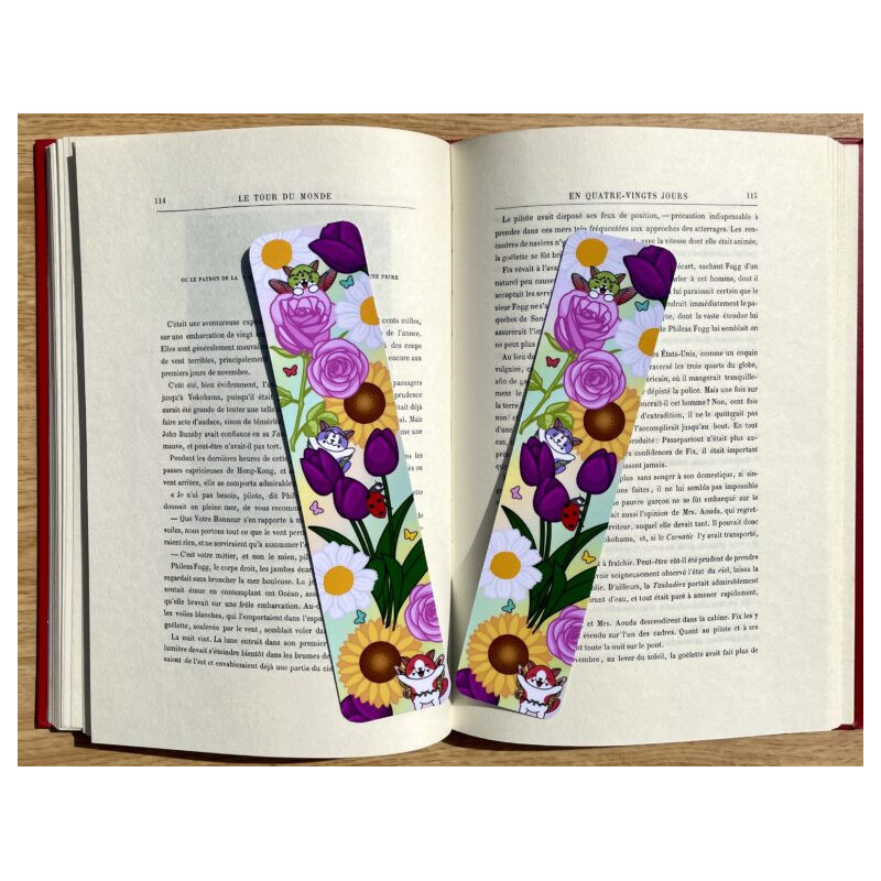 Marque-pages Jardin féerique