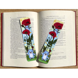 Marque-pages Fée des coquelicots