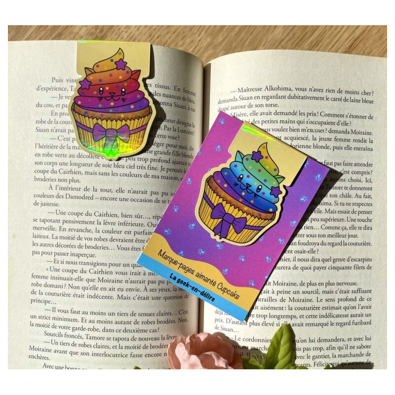 Marque-pages aimanté Cupcake