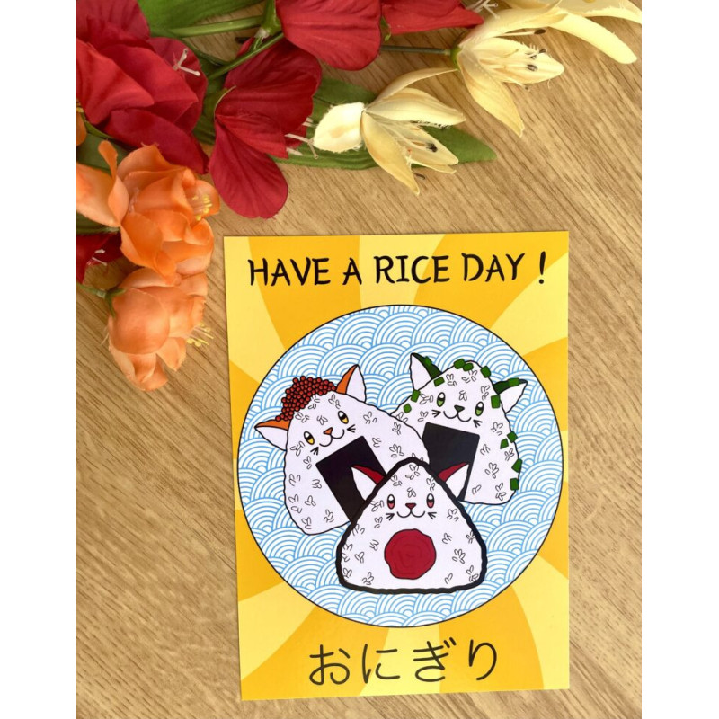 Illustration Have a rice day