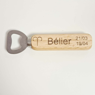 Décapsuleur manche astro Bélier