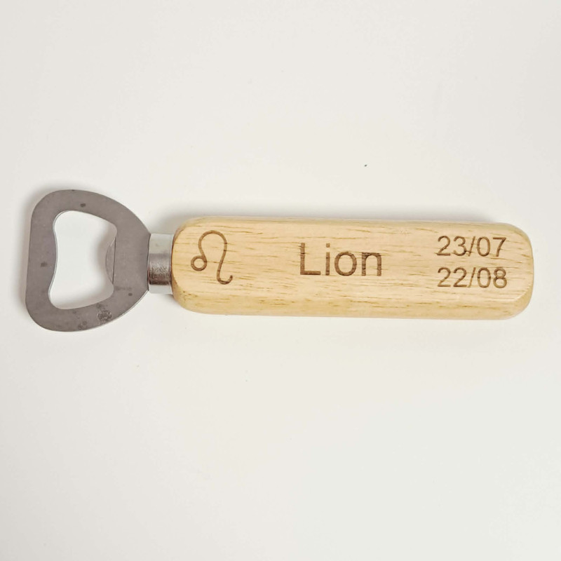 Décapsuleur manche astro lion