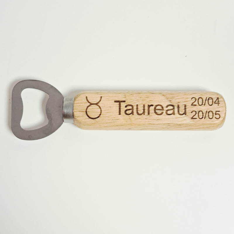 Décapsuleur manche astro taureau