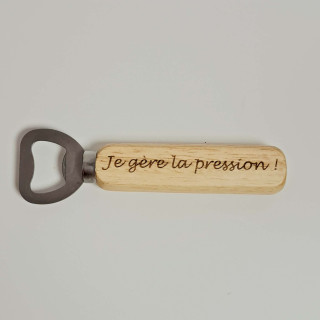 Décapsuleur manche Je gère la pression