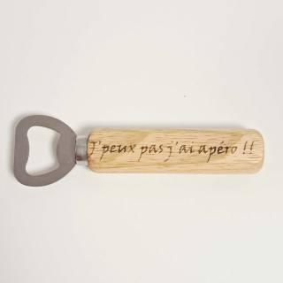 Décapsuleur manche J'peux pas j'ai apéro