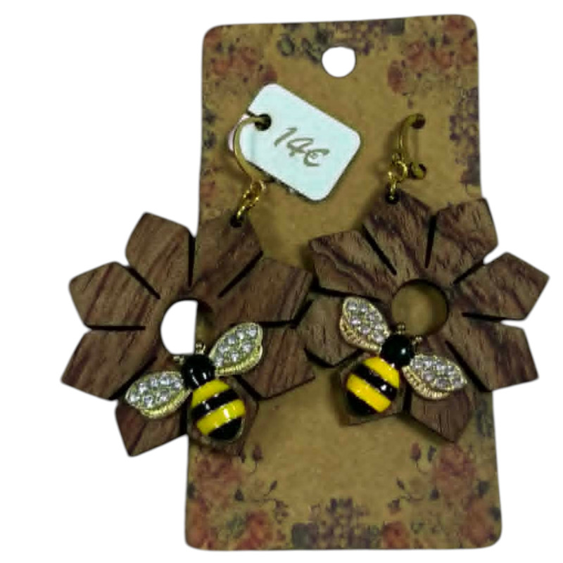 Boucles d'oreilles Abeilla- Ref BD22