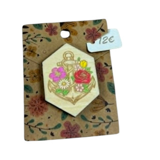 Broche Marina Fleura  - Ref BR10
