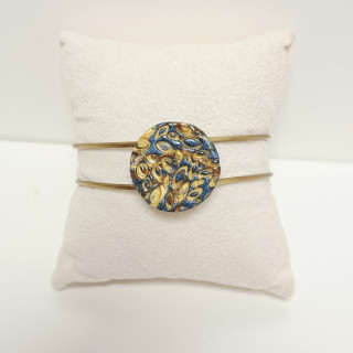 Bracelet ouvert en laiton -REF 2FB1