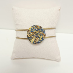 Bracelet ouvert en laiton -REF 2FB1