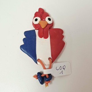 BrBroche en pâte polymère - REF- COQ1
