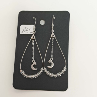 Boucle d'oreilles en acier inoxydable- REF ZEN10