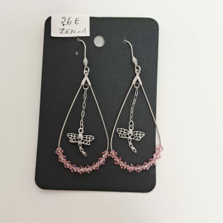 Boucle d'oreilles en acier inoxydable- REF ZEN1