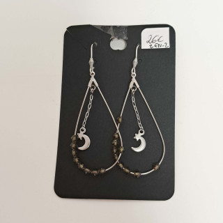 Boucle d'oreilles en acier inoxydable- REF ZEN2