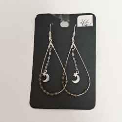 Boucle d'oreilles en acier inoxydable- REF ZEN2