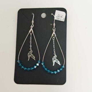 Boucle d'oreilles en acier inoxydable- REF ZEN5