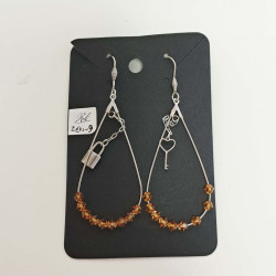 Boucle d'oreilles en acier inoxydable- REF ZEN9