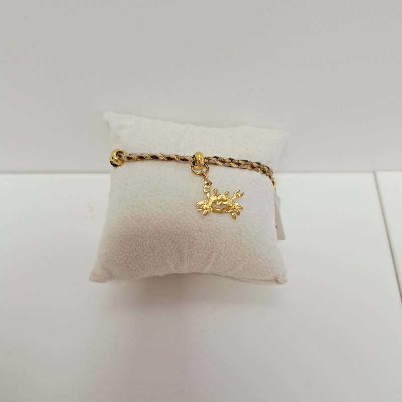 Bracelet réglable en fil de coton tressé - REF CBP