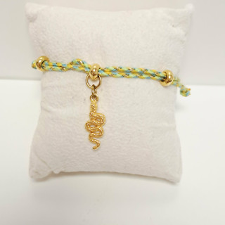Bracelet réglable en fil de coton tressé - REF CBK