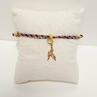 Bracelet réglable en fil de coton tressé - REF CBH1