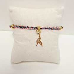 Bracelet réglable en fil de coton tressé - REF CBH1