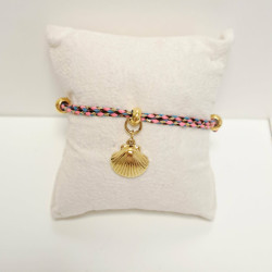 Bracelet réglable en fil de coton tressé - REF CBH2