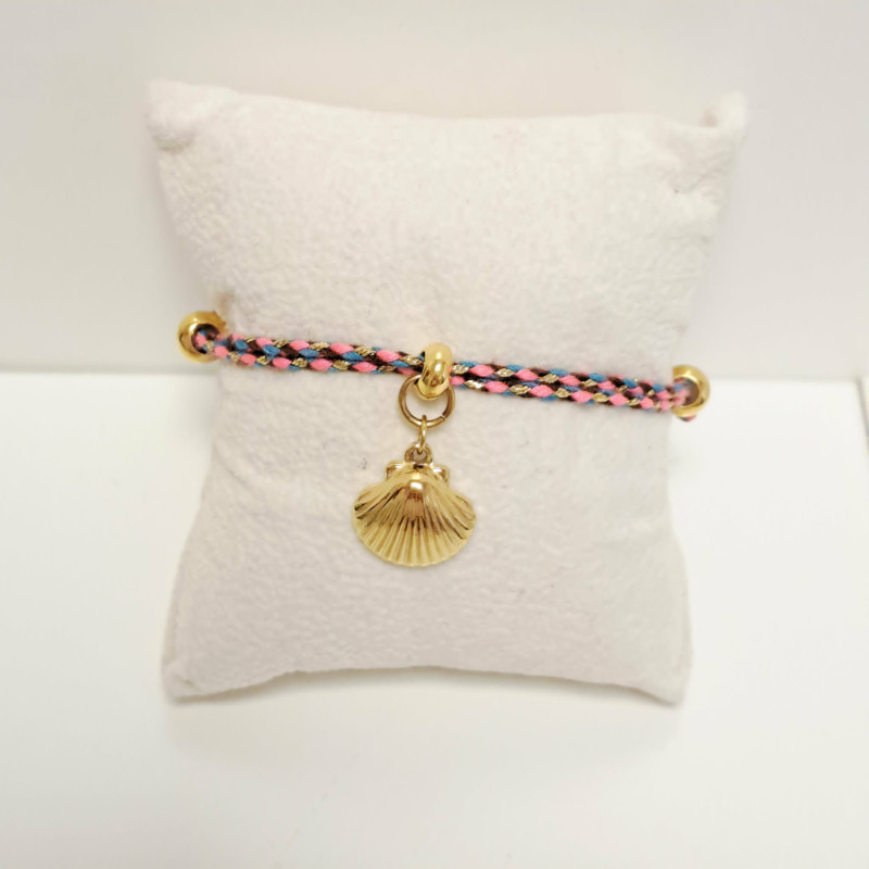 Bracelet réglable en fil de coton tressé - REF CBH2