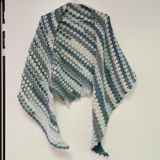 Châle 50% acrylique et 50% polyester