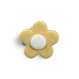 Bague jaune en pâte polymère